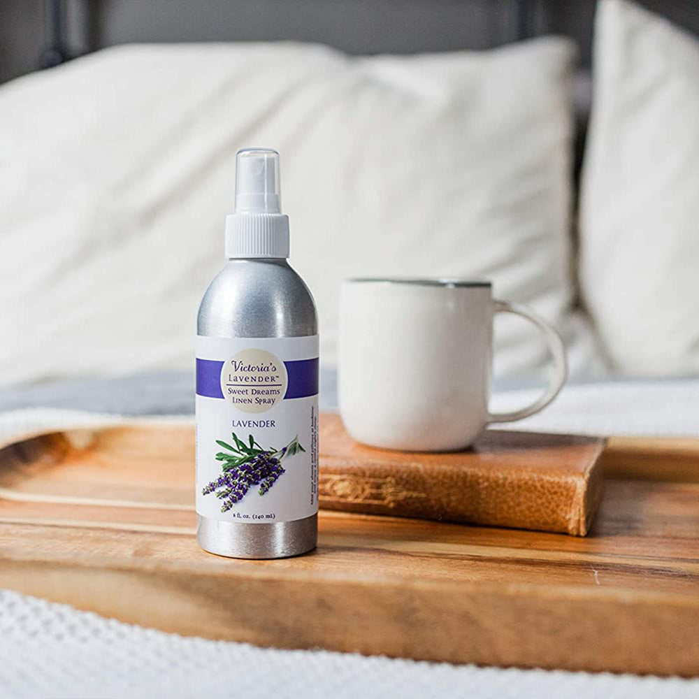 Victoria's Lavender gift set packaging conveys luxury and serenity