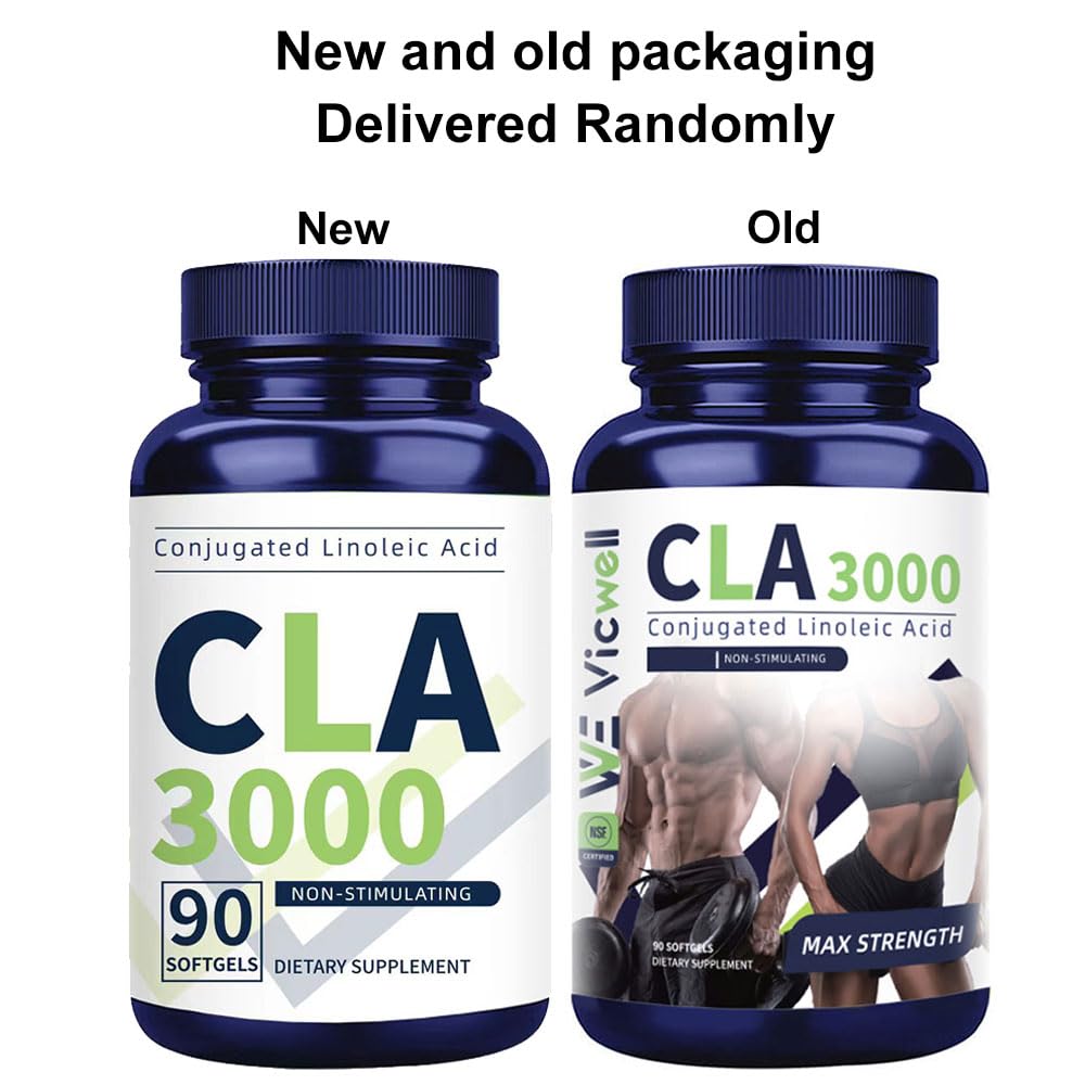 Vicwell CLA softgels closeup for easy daily use