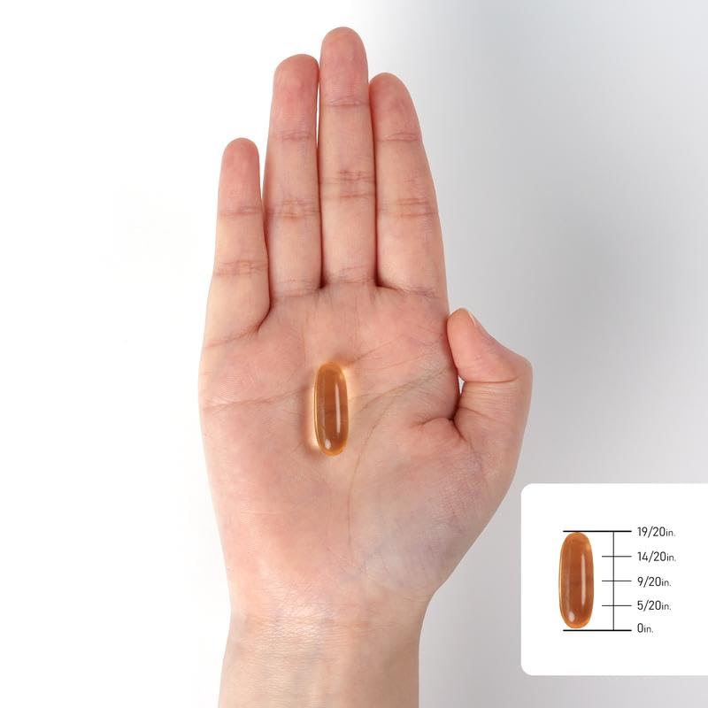 Vicwell CLA softgels being swallowed for on-the-go use