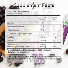 Aurora glutathione packets ready to mix for convenient on-the-go support