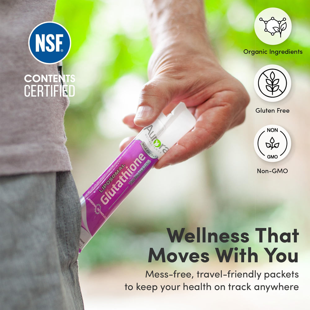 Aurora supports immune balance through liposomal glutathione and vitamin C synergy