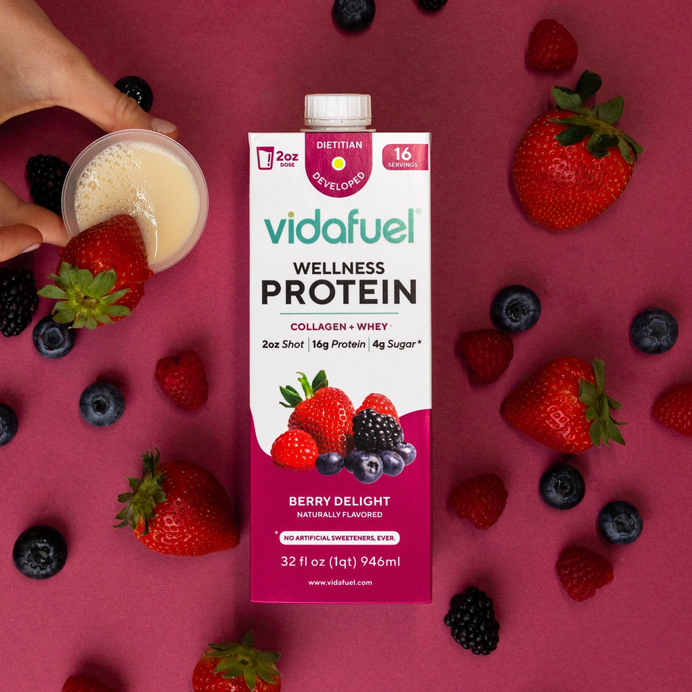 Vidafuel ready-to-drink texture offers smoothie-like convenience