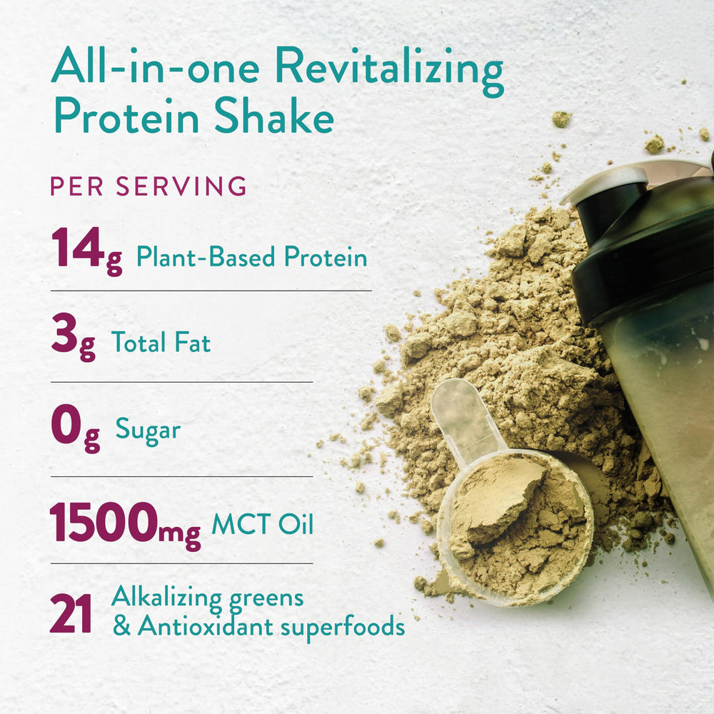VIDAPURA Keto-Green Protein Shake glass with creamy chocolate shake.