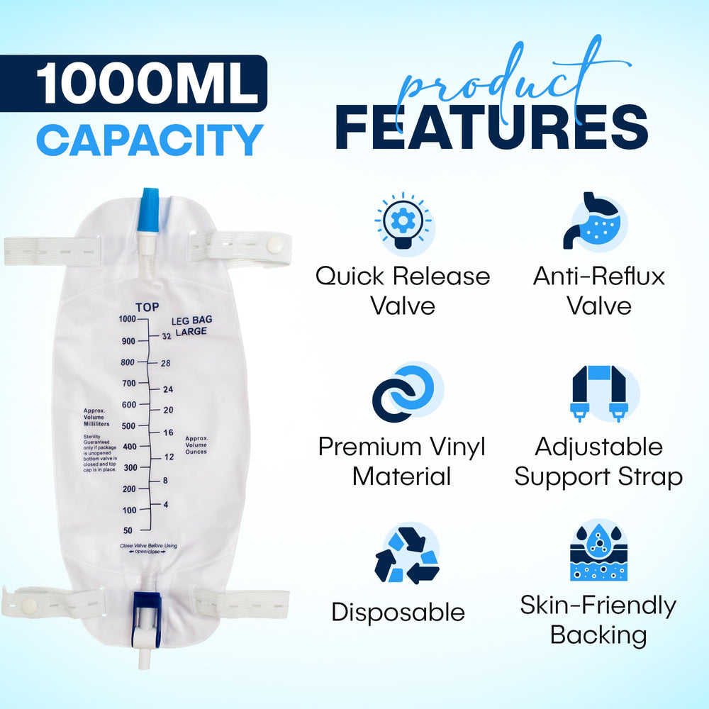 Deluxe adjustable leg strap provides stable wear on the leg