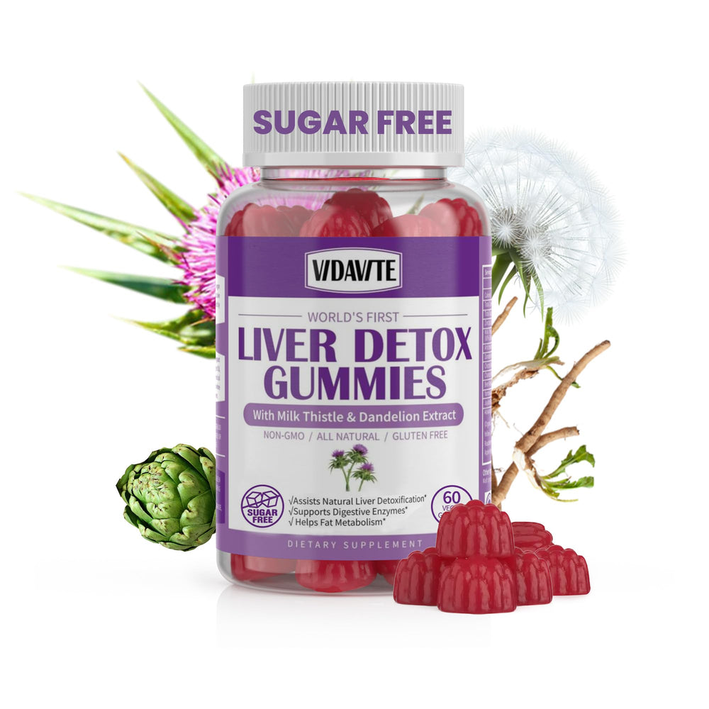 Vidavite Daily Dosage—two gummies before meals for consistent support.