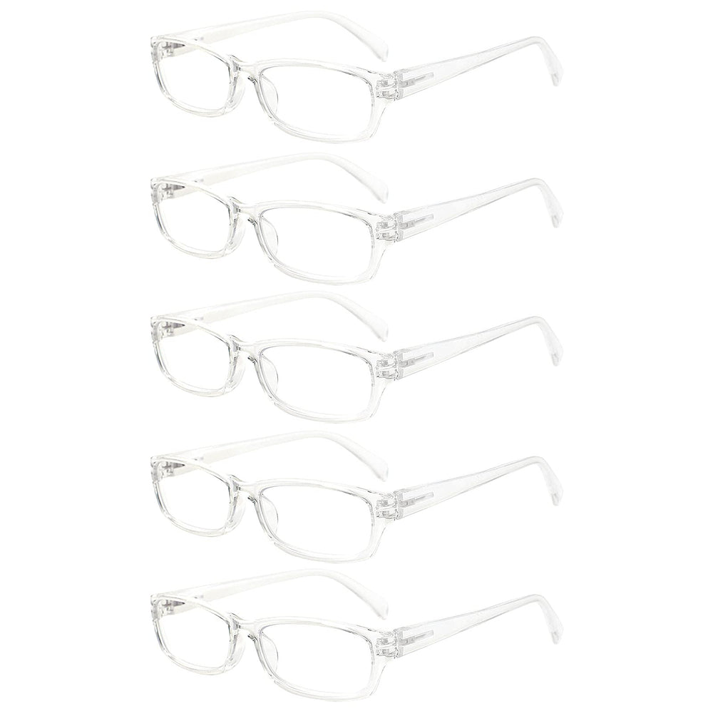 VIDEBLA 5-pack reading glasses front view ideal for daily reading.