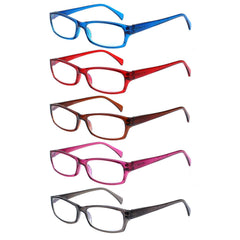 VIDEBLA five-pack computer reading glasses with anti-blue-light lenses for comfortable screen time