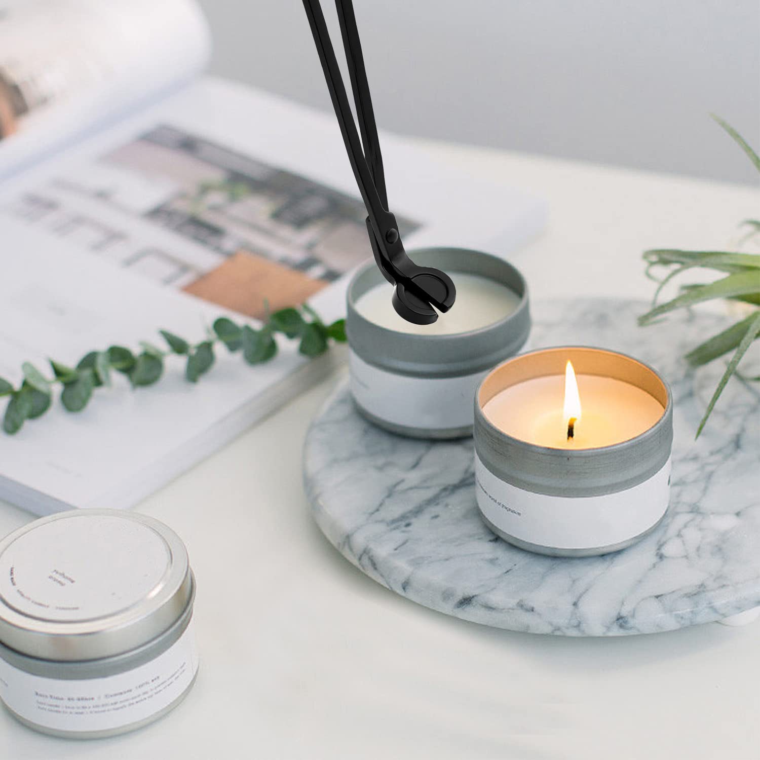 Vidisan candle accessory set in color box, ready for gifting