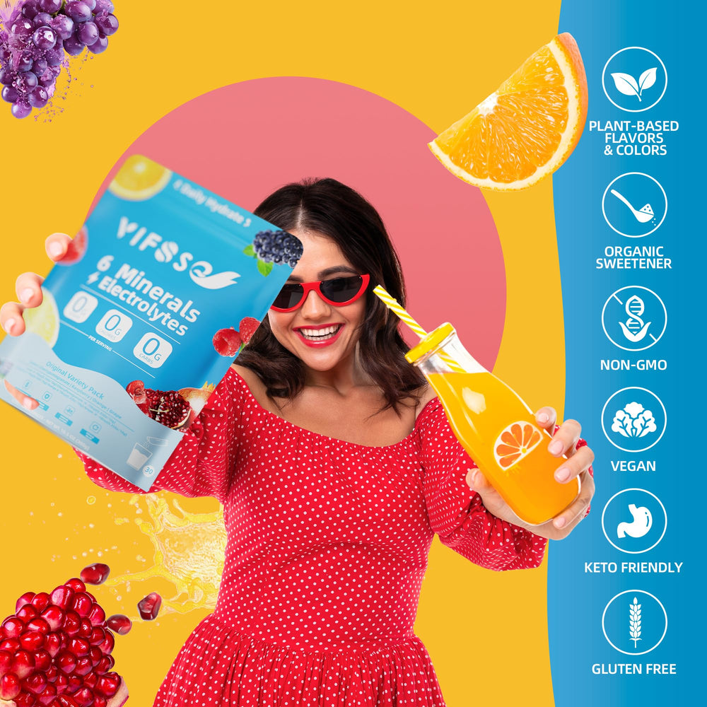 VIFSSG cherry-pomegranate packets offer sugar-free hydration for daily active routines