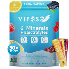 VIFSSG lemon electrolyte packets for quick hydration during workouts