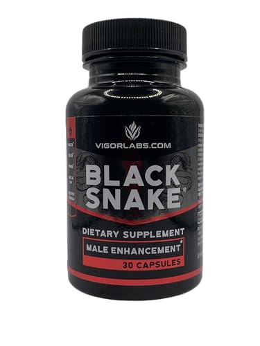 Black Snake capsules close-up for easy daily use.