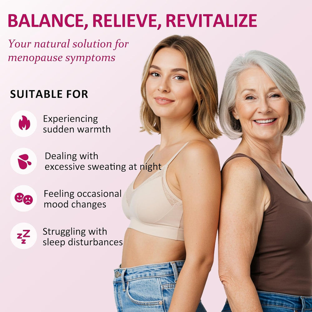Vigority Estrogen Cream packaging box highlighting natural ingredients