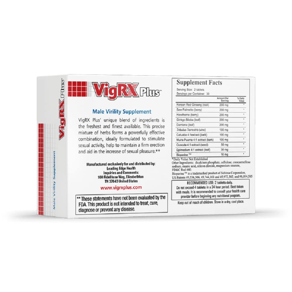 VigRX Plus packaging, compact daily supplement for ongoing wellness.