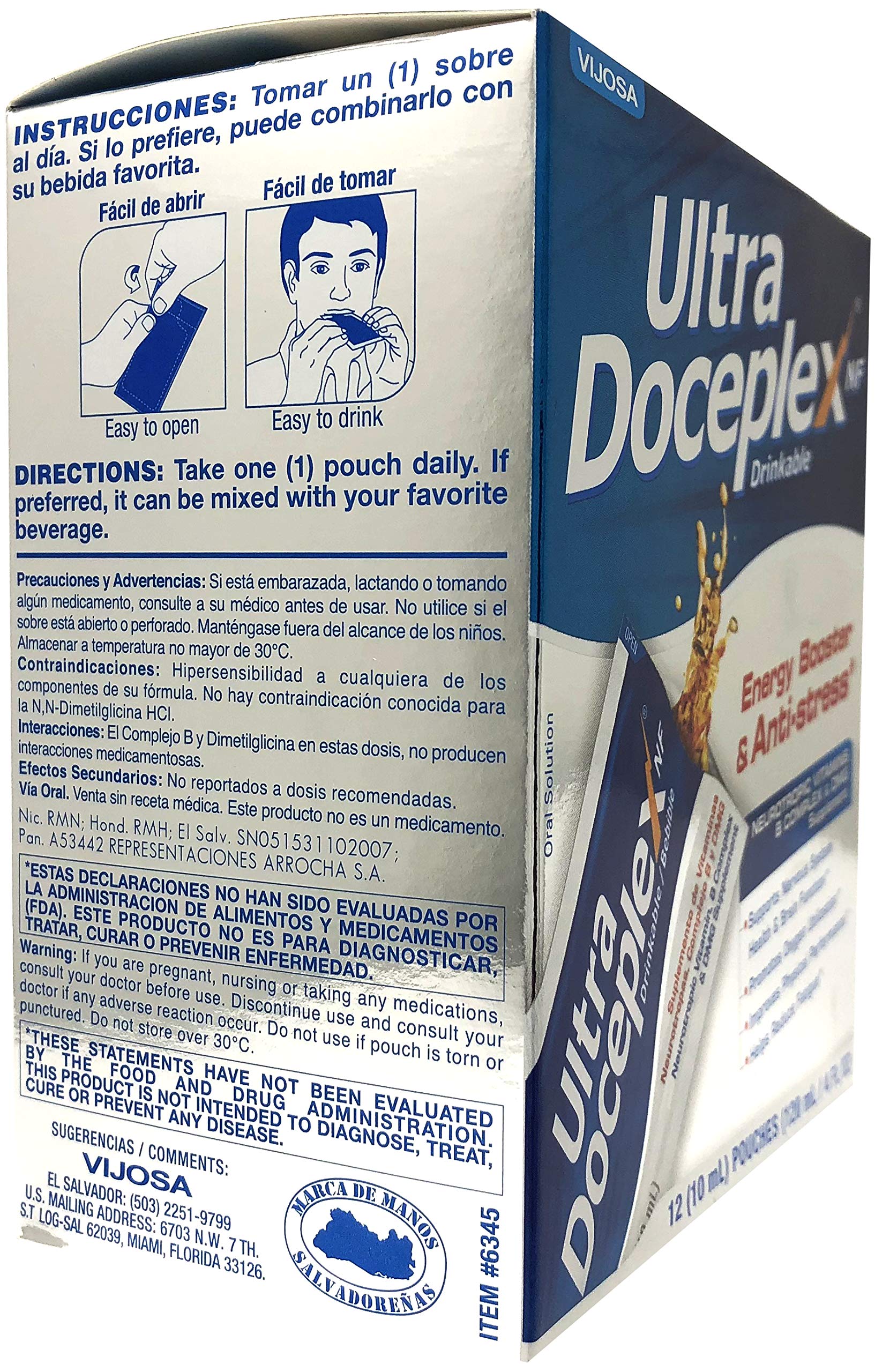 Pour ready Vijosa pouch demonstrating liquid energy during activity.