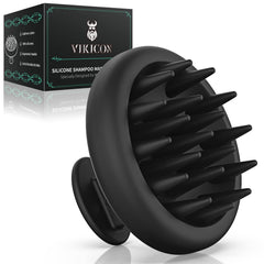 VIKICON cepillo masaje cabelludo de silicona, limpieza suave y segura
