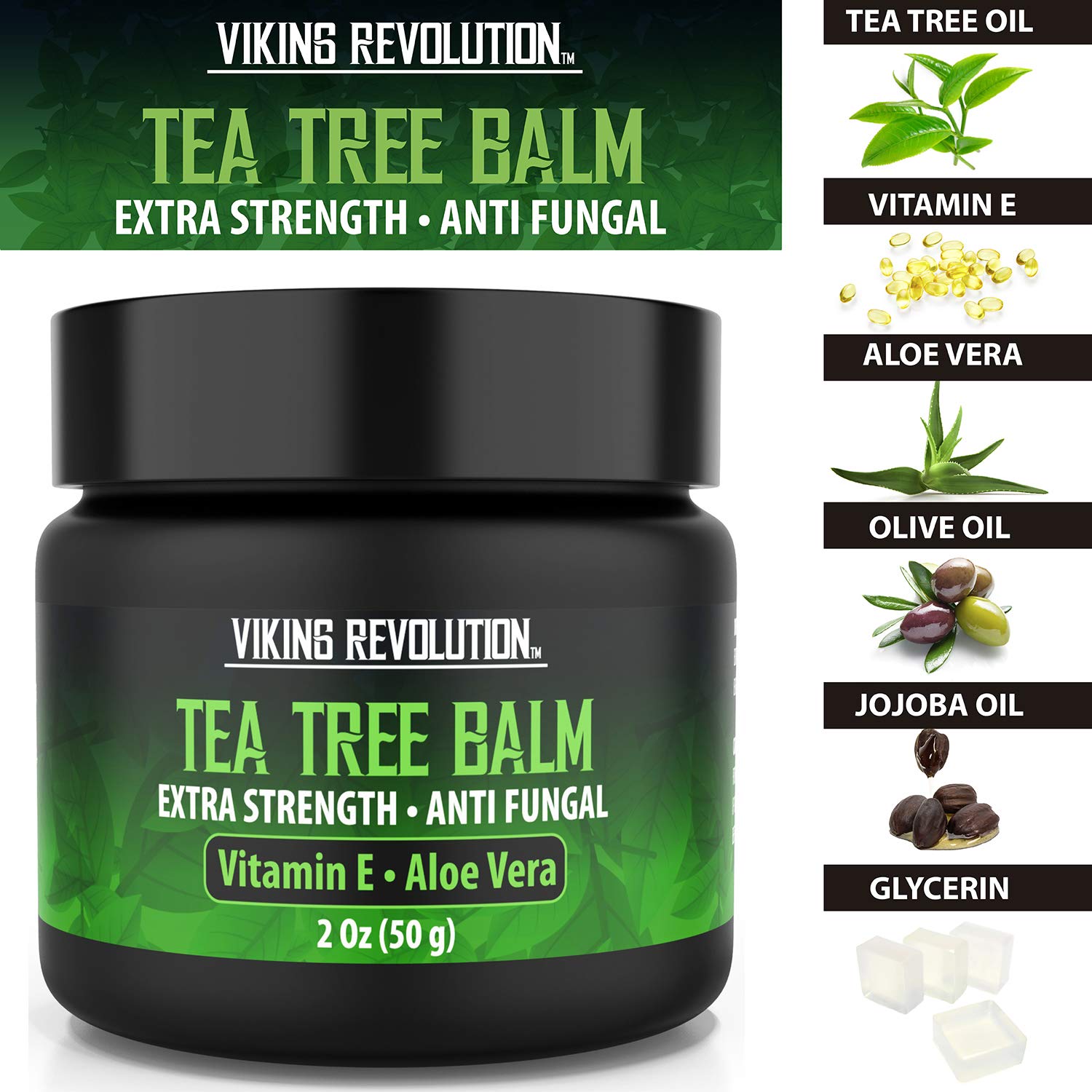Packaging beside a towel on a clean surface with Viking Revolution cream