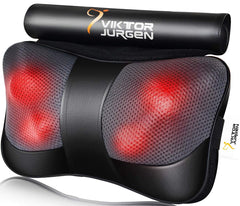 VIKTOR JURGEN Christmas back massager pillow targets upper and lower back for soothing relief