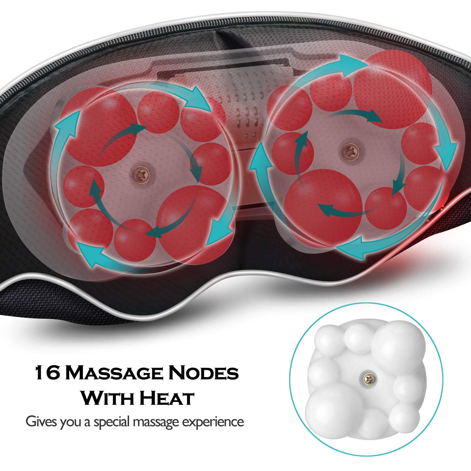 VIKTOR JURGEN deep tissue kneading nodes deliver focused neck relief