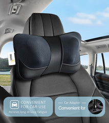 VIKTOR JURGEN neck and shoulder relief pillow with heat for enhanced relaxation