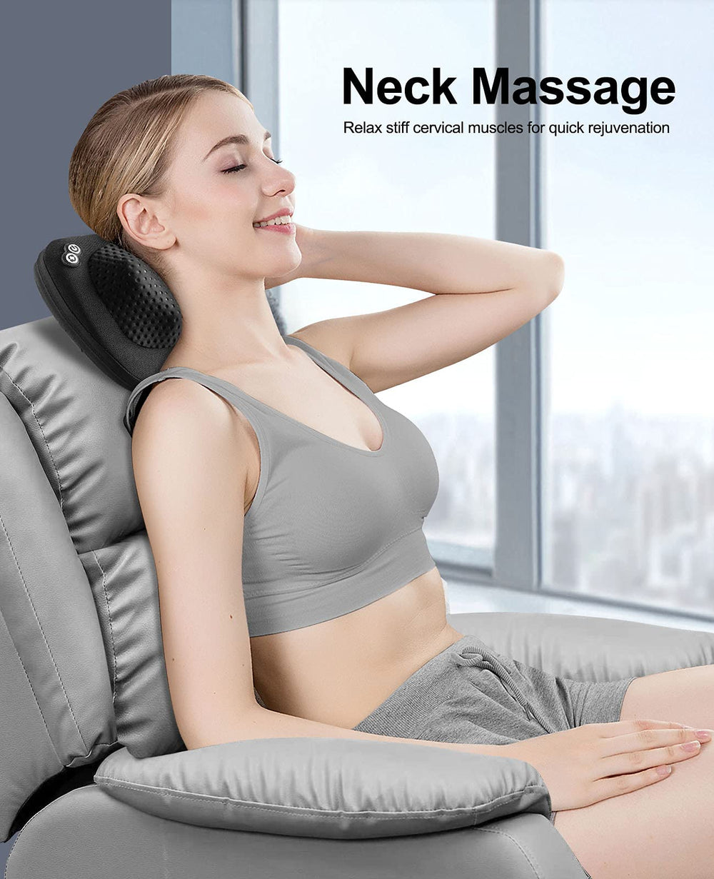 VIKTOR JURGEN portable massage pillow for home or car use