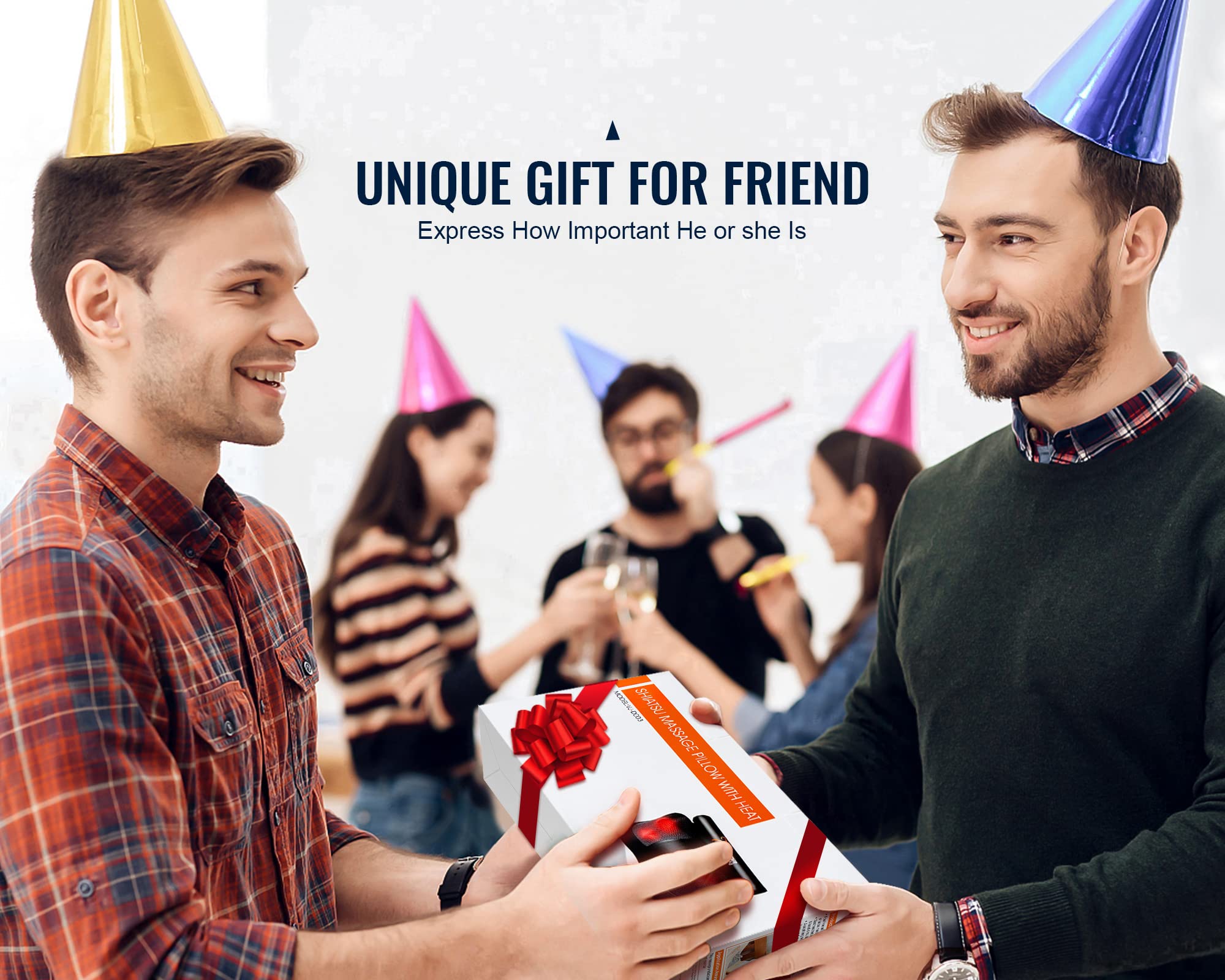 VIKTOR JURGEN portable massager with car adapter for on-the-go relief