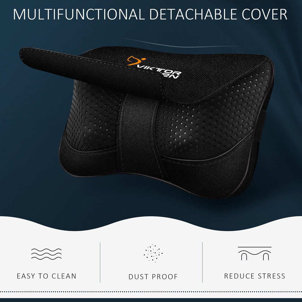 VIKTOR JURGEN Shiatsu Back Massager Pillow heat feature providing soothing warmth.