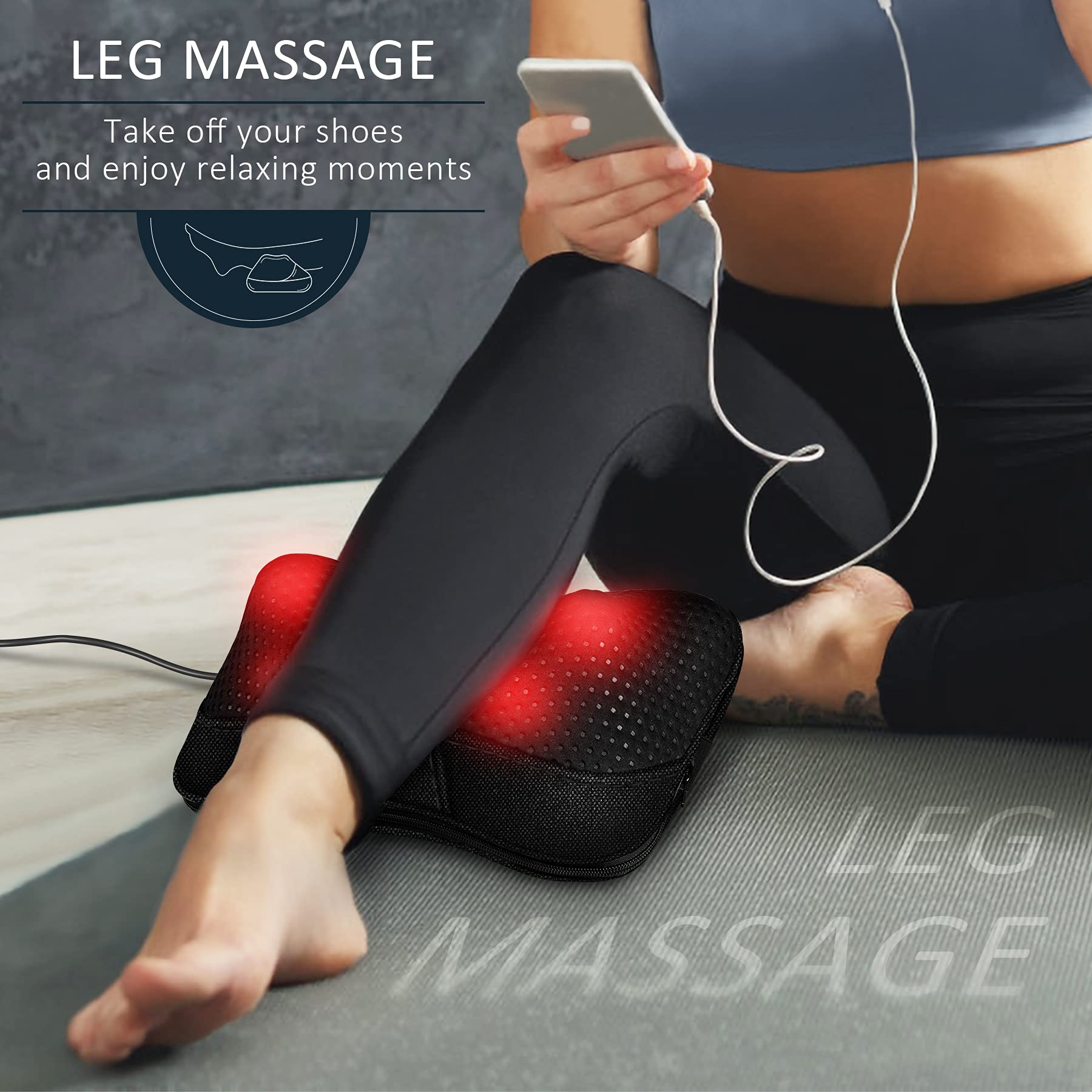 VIKTOR JURGEN Massager reverse-direction feature targeting stubborn knots.