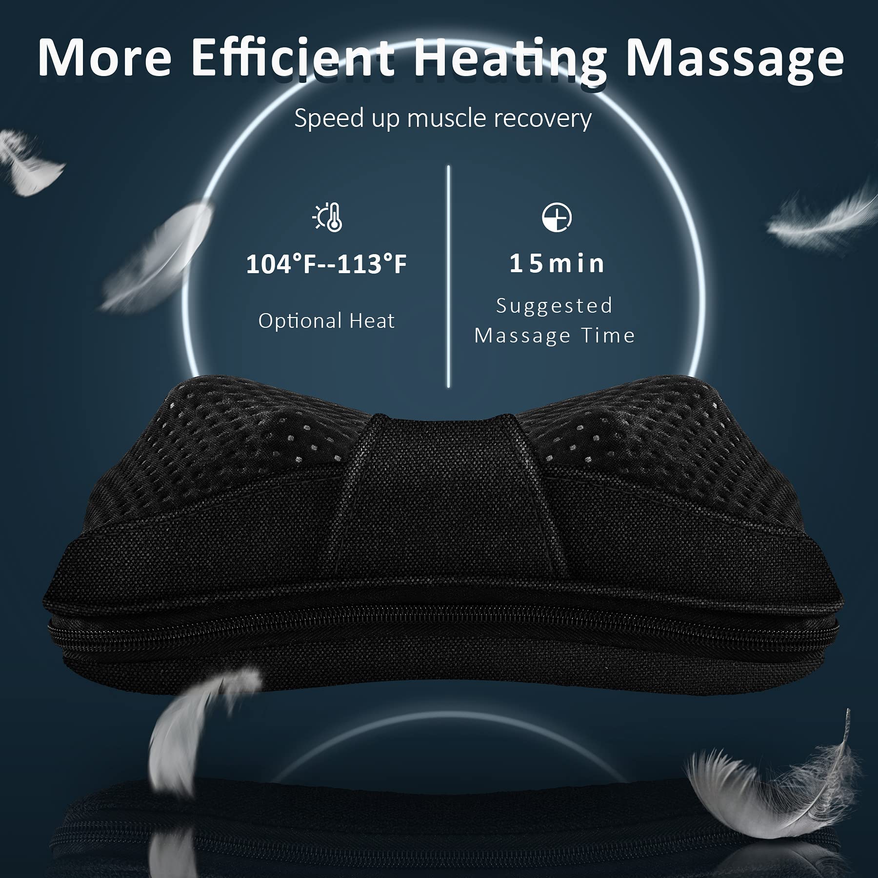 VIKTOR JURGEN Massager on workday break to ease shoulder tension.