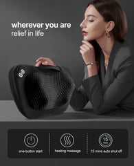 VIKTOR JURGEN shiatsu neck pillow relieves neck knots on chairs