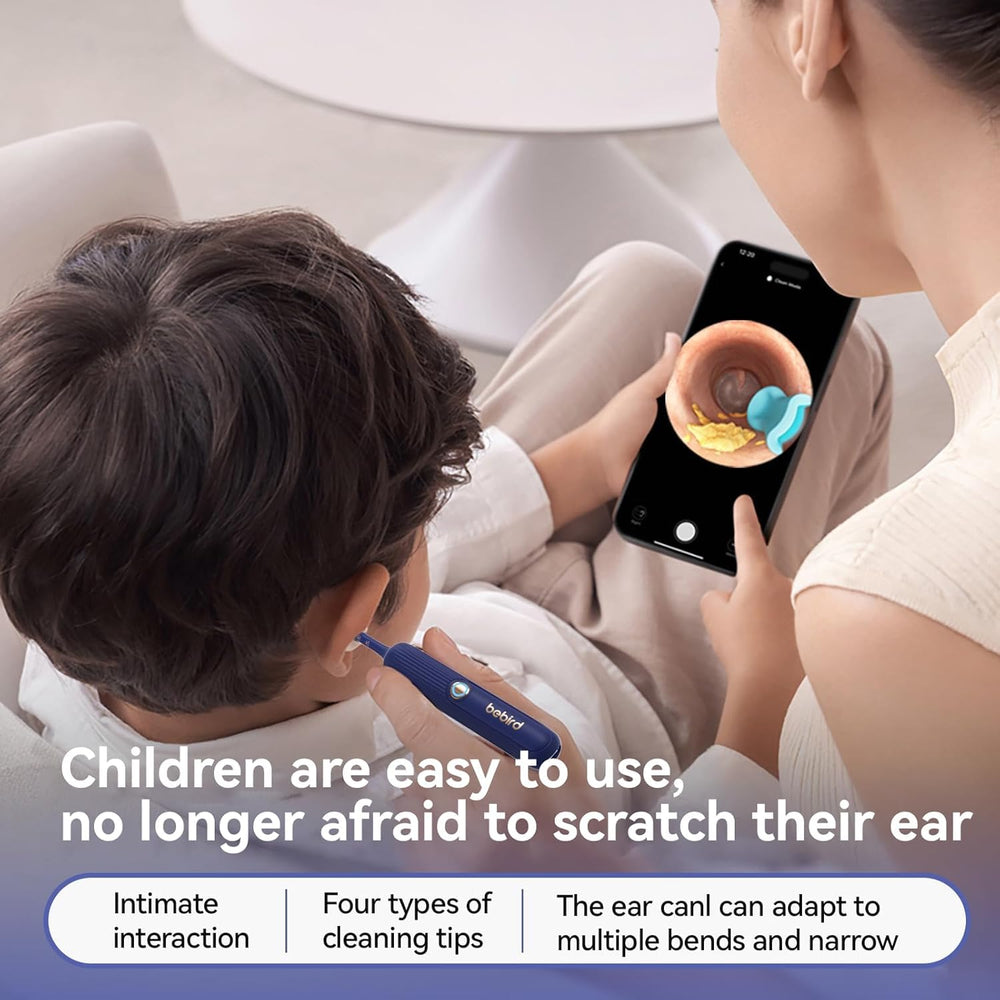 Earsight otoscope inspection view offers convenient ear canal checks