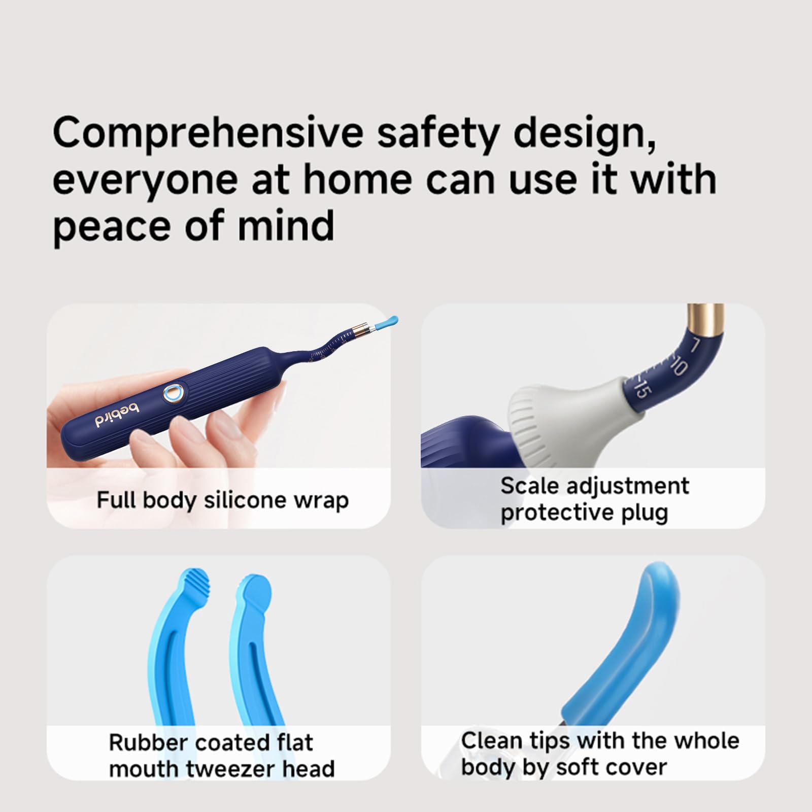 Villa Art Earsight painless tweezers reduce contact with canal walls