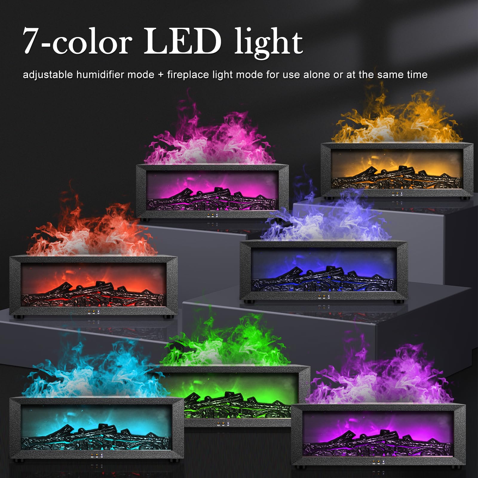 Villelei seven-color LED flame adds dynamic mood lighting