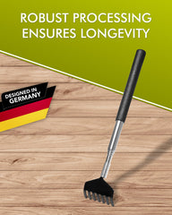 Villkin rascador de espalda telescópico para alcance cómodo.