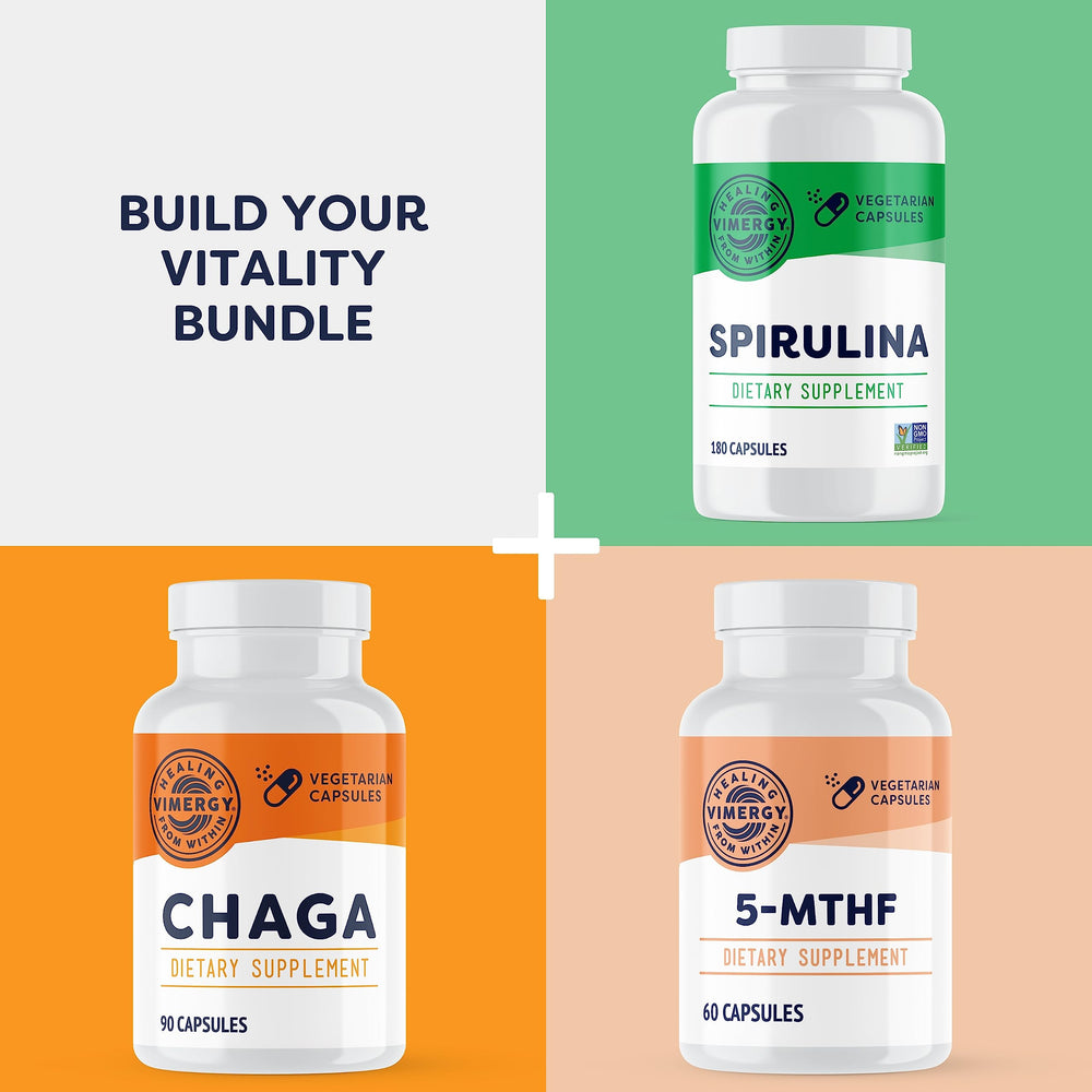 Vimergy Barley Grass Juice Capsules added to a smoothie for greens boost