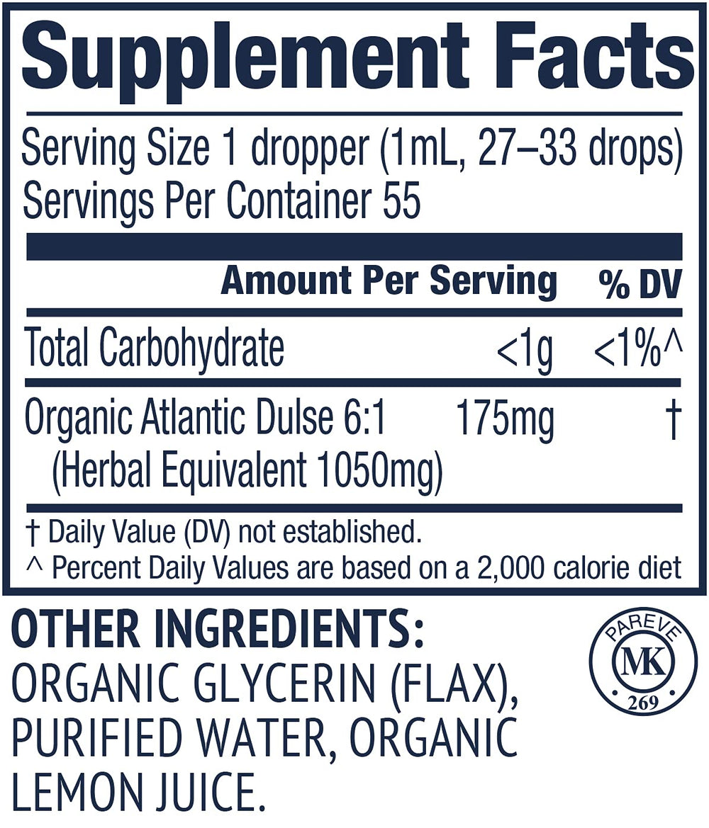 Vimergy Dulse seaweed closeup highlighting natural phytonutrients.