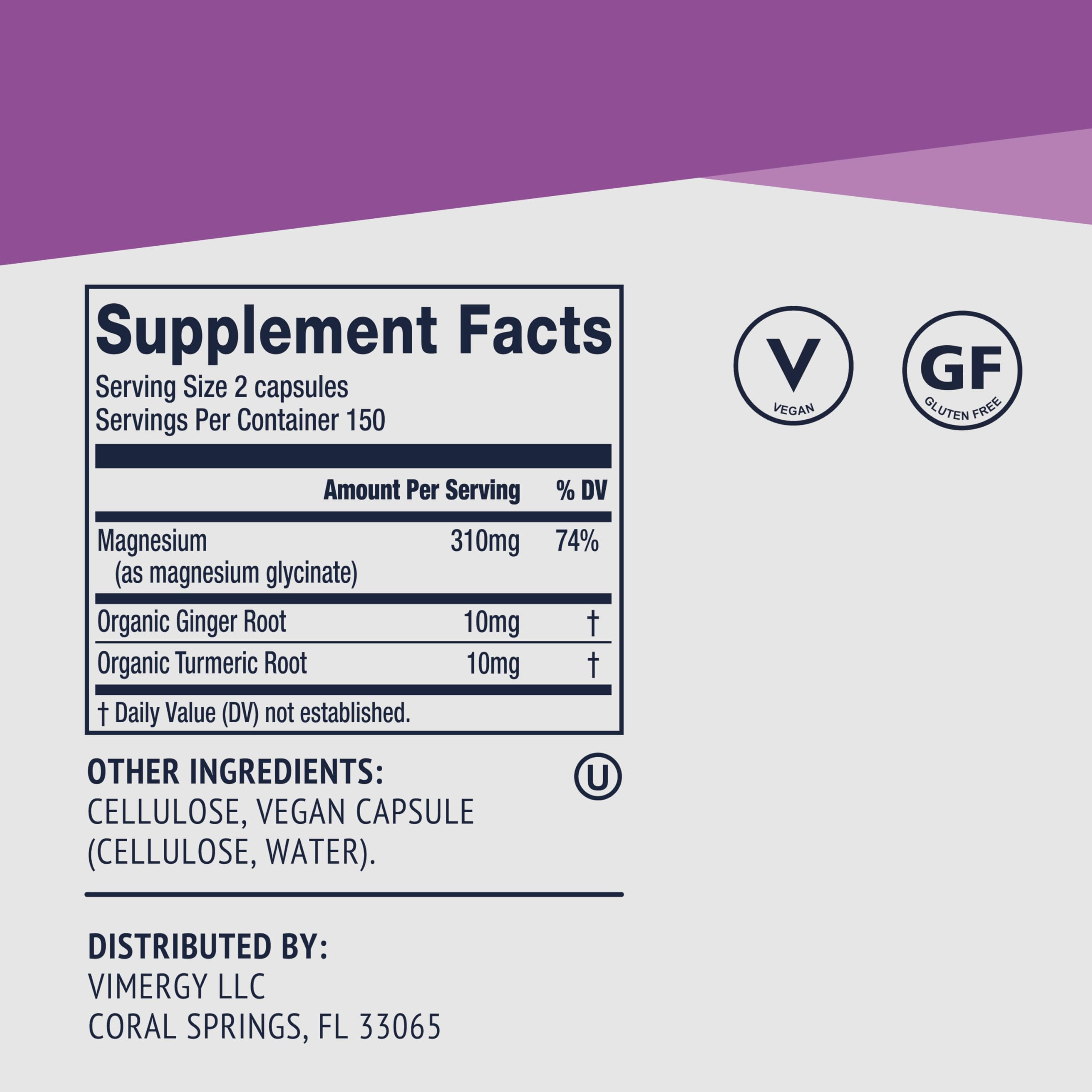 Vimergy Magnesium Glycinate in smoothie being prepared.