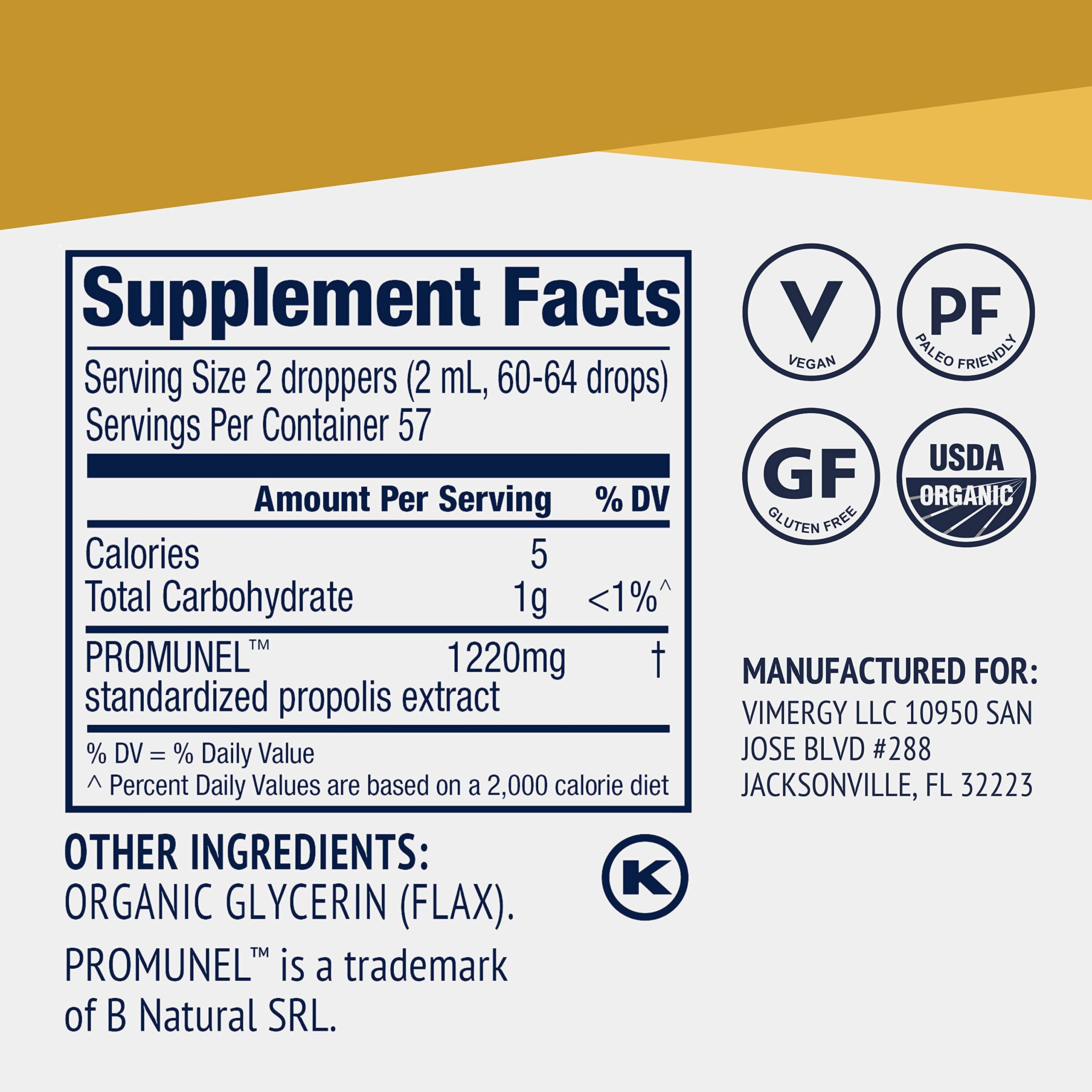 Vimergy PropolisPure being added to smoothie for versatile use