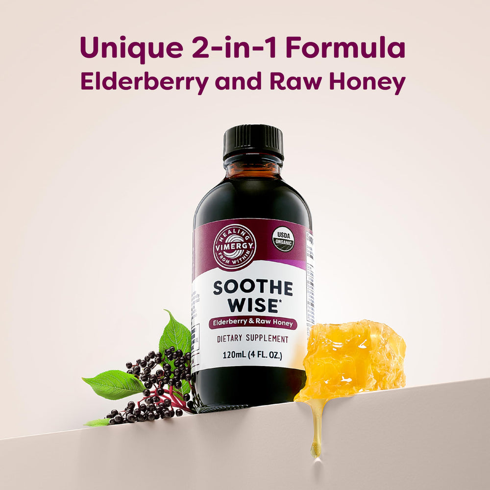 Raw honey drizzle emphasizes natural sweetness and texture in Soothe Wise.