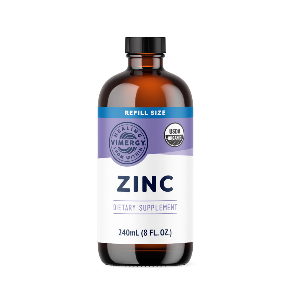 VIMERGY Zinc liquid drops bottle for daily immune support