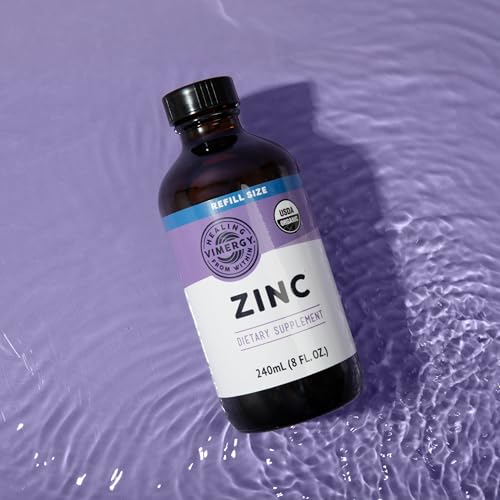 USDA Organic label on VIMERGY Zinc drops emphasizes clean ingredients
