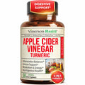 Vimerson Health Organic Apple Cider Vinegar with Turmeric & Ginger – Digestive Health, Metabolism & Joint Support, 60 Vegan Capsules