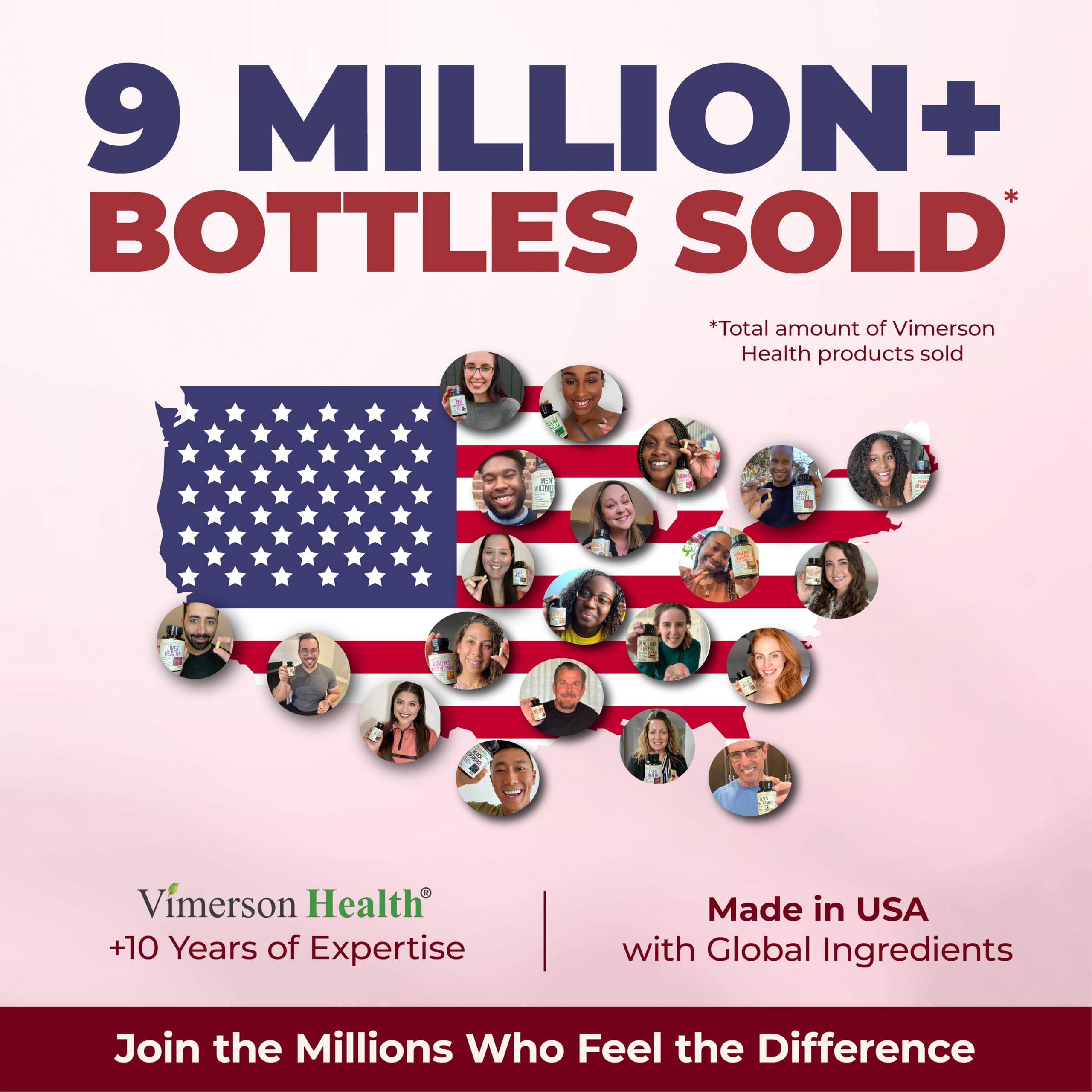 Vimerson Health Alpha Lipoic Acid 650mg packaging shows gluten-free and dairy-free status.