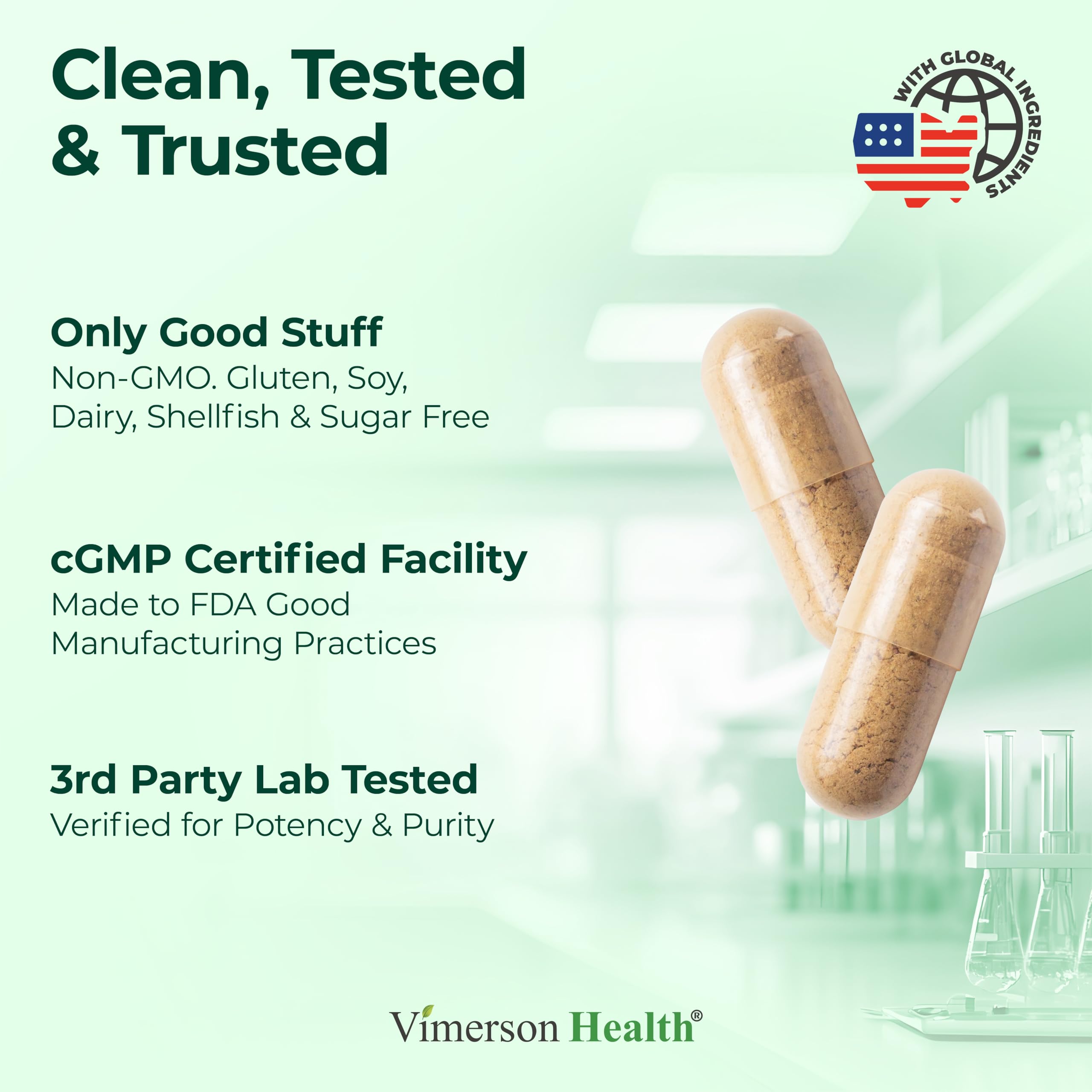 Vimerson Health burdock root ingredient highlighted for vegan joint care.