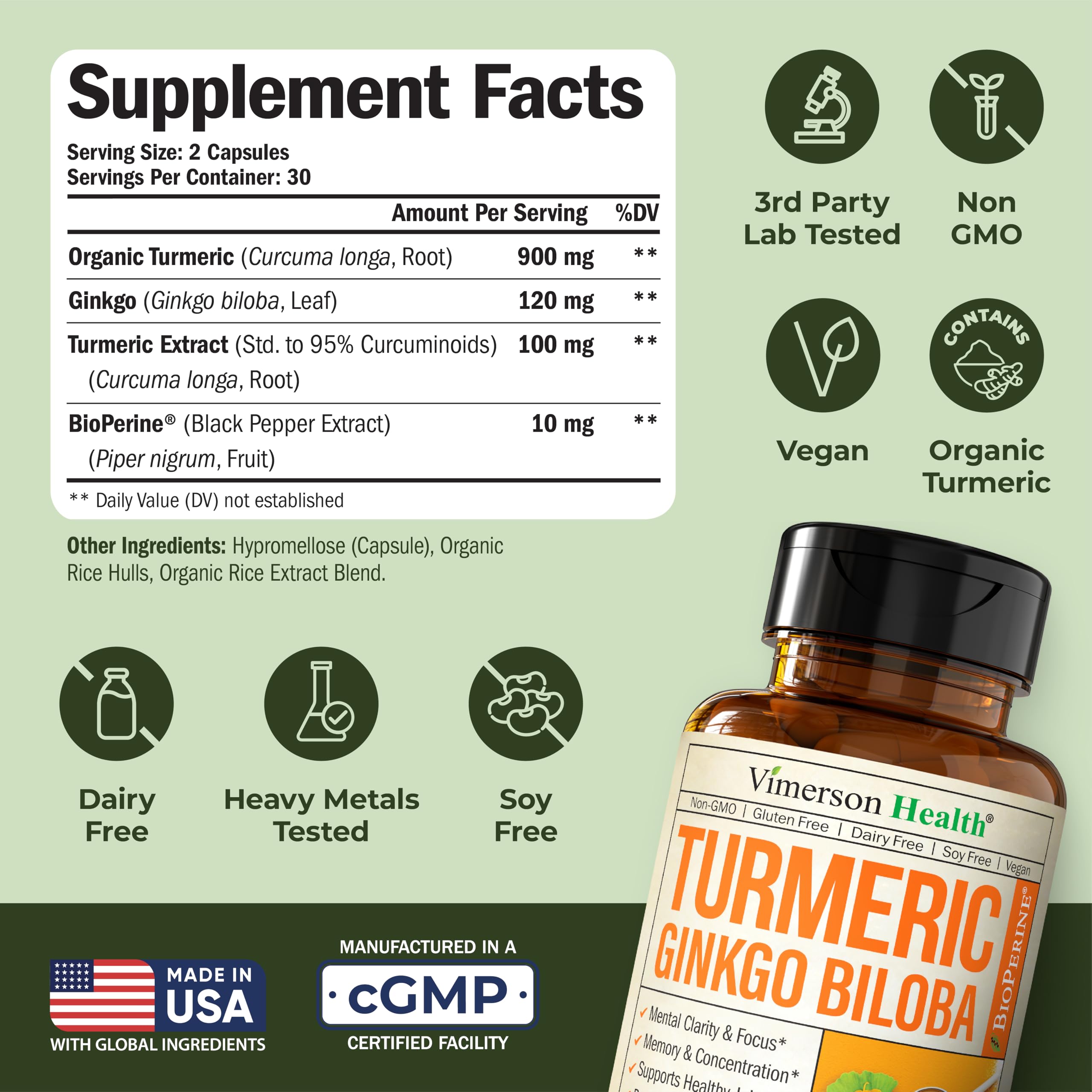 Close-up of Vimerson Health capsules ready for daily routine.