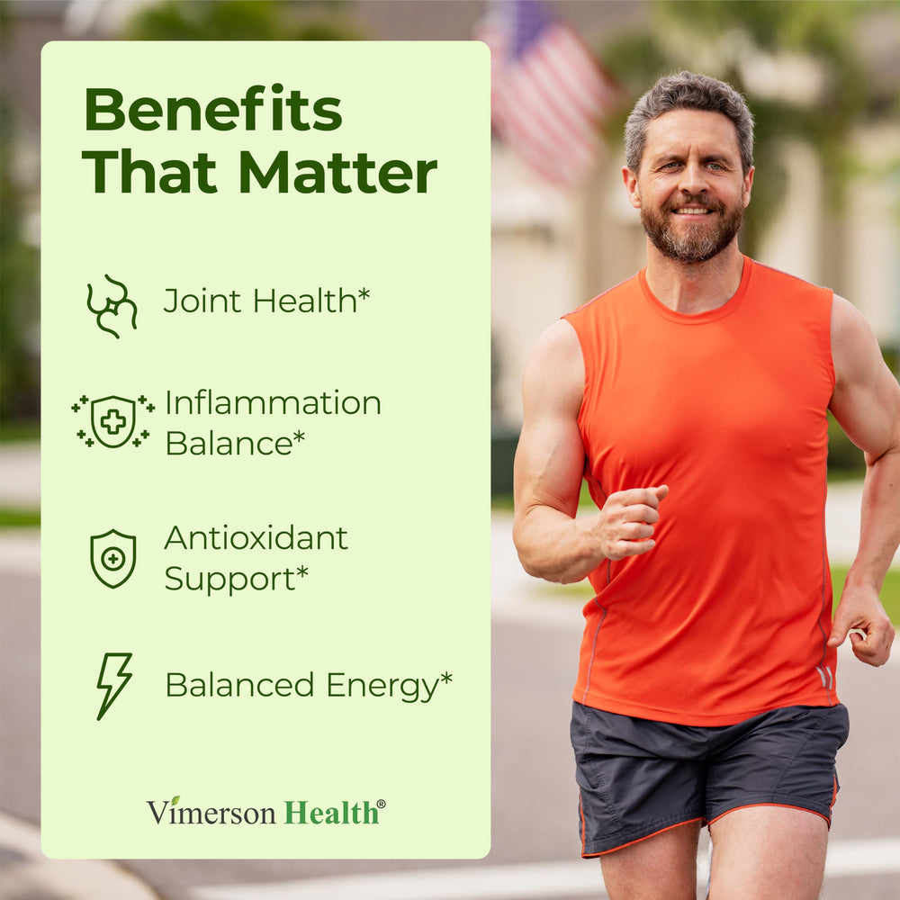 Vimerson Health curcuminoids 95% in capsules for antioxidant support
