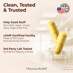 Vimerson Health fresh ginger against turmeric highlighting digestive support potential