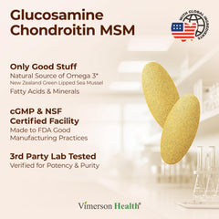 Daily-use Vimerson Health tablets ready for everyday joint care