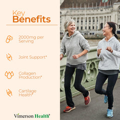 Close-up of Vimerson Health MSM 2000mg tablets aiding mobility