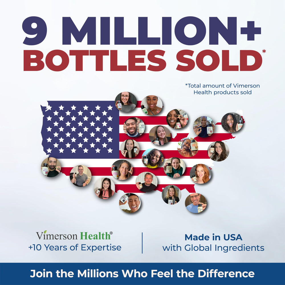 Vimerson Health Magnesium Glycinate 200mg supports women's wellness and comfort.