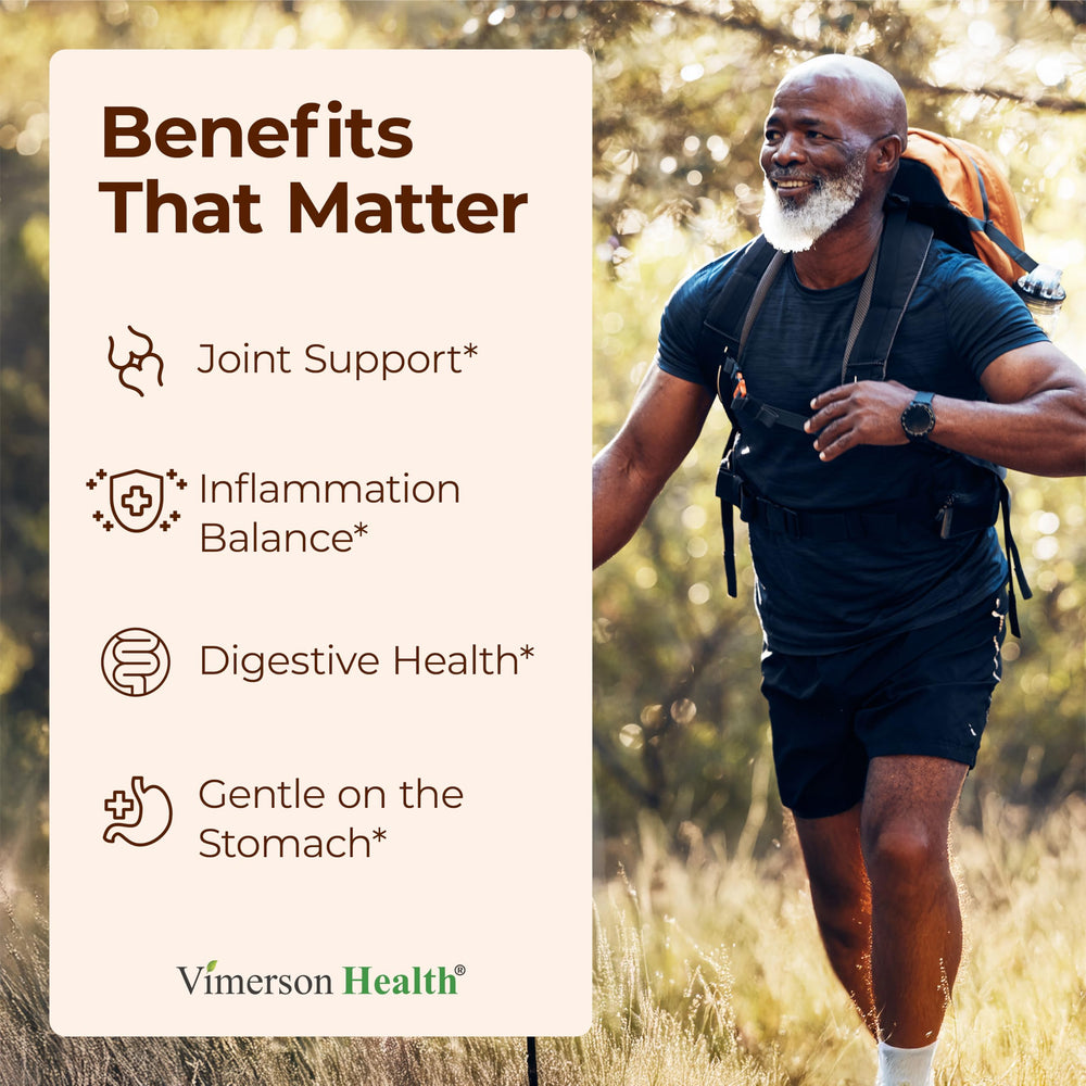 Vimerson Health turmeric curcumin bottle label close-up highlighting clean formula.